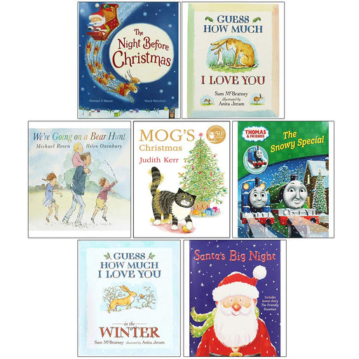 Children's Christmas 7 Books Collection Set (The Night Before Christmas, Guess How Much) - The Book Bundle