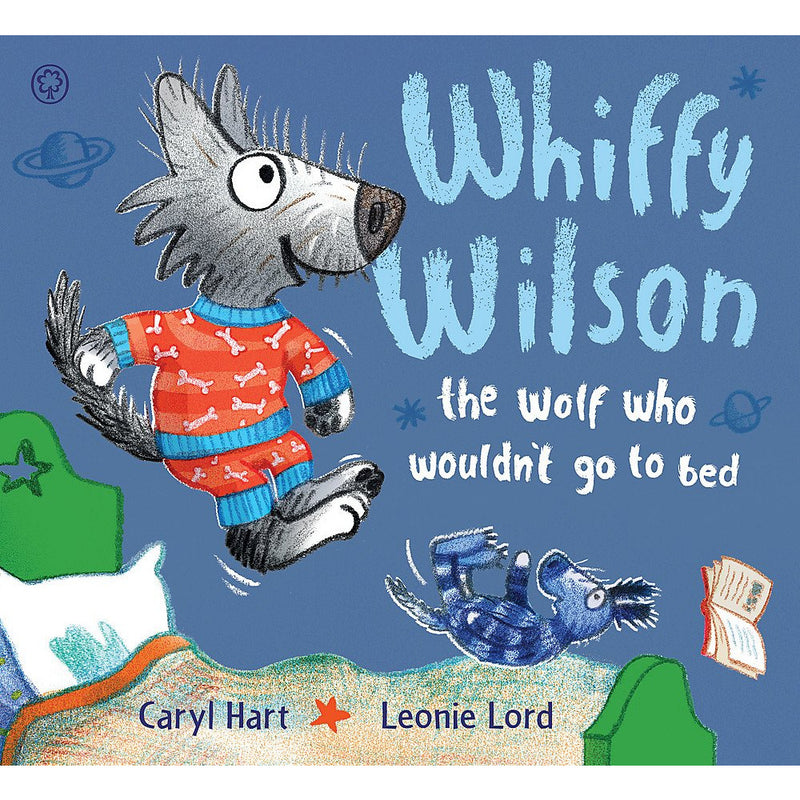 The Wolf who wouldn't go to bed (Whiffy Wilson) by Caryl Hart - The Book Bundle