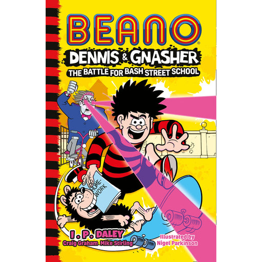 Beano Dennis & Gnasher: Battle for Bash Street School by Beano Studios & I.P. Daley - The Book Bundle