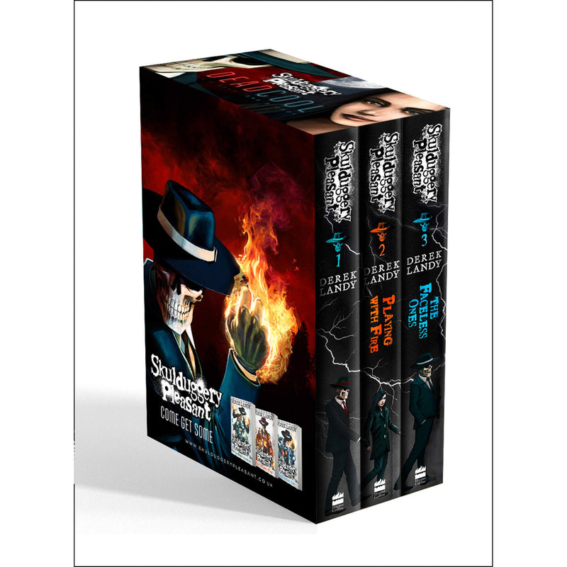 Skulduggery Pleasant: Books 1-3: The Faceless Ones Trilogy by Derek Landy - The Book Bundle