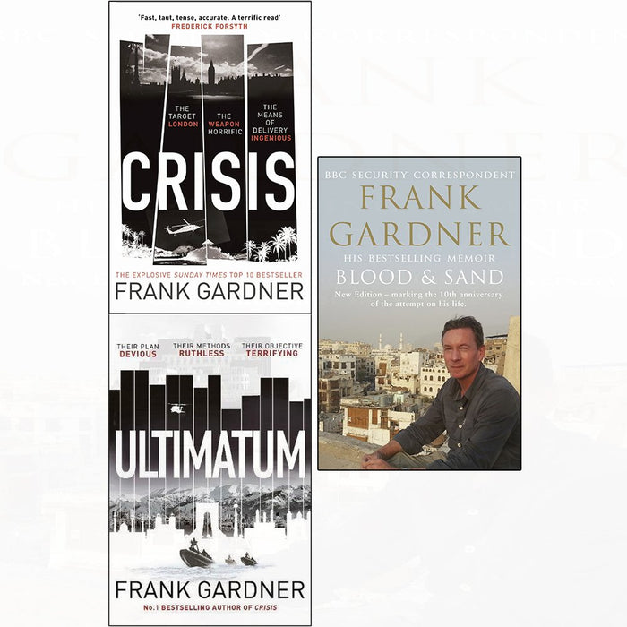 Crisis, ultimatum (luke carlton 2) [ hardcover ],blood and sand 3 books collection set - The Book Bundle