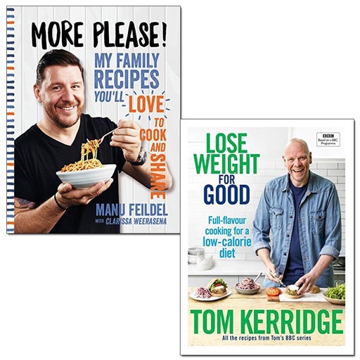 more please my family recipes you'll love to cook and share and lose weight for good tom kerridge [hardcover] 2 books collection set - The Book Bundle