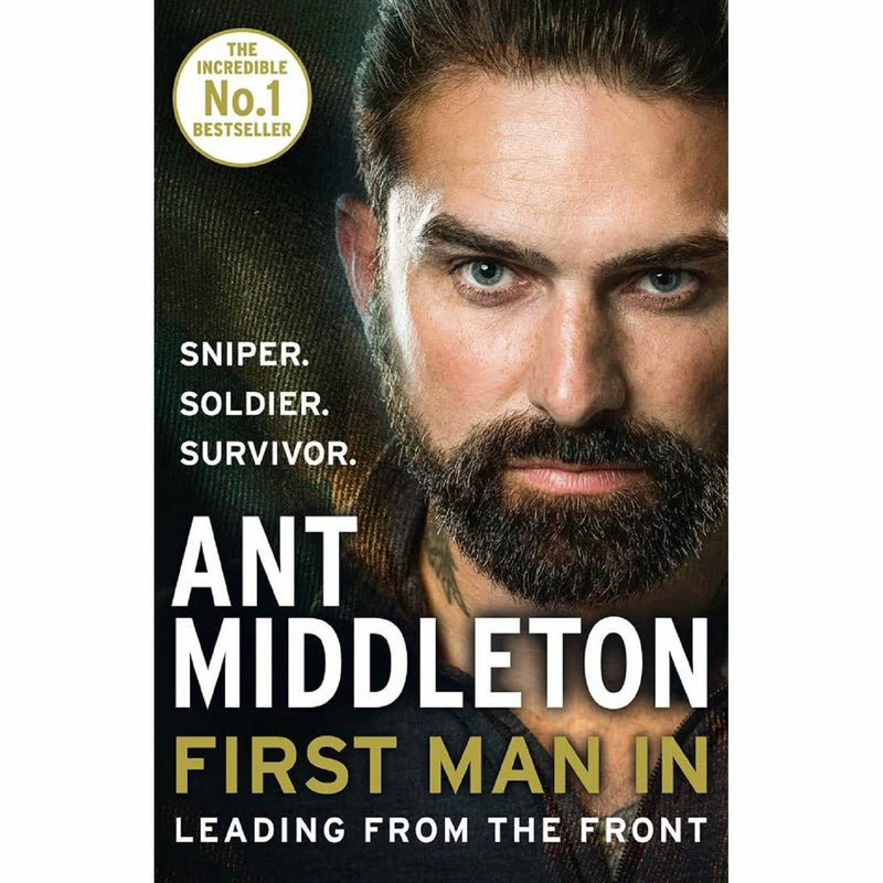 HarperCollins First Man In & Battle Scars 2-book collection set by Ant Middleton and Jason Fox, paperback fiction books.
