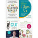 The Telomere Effect, Glow15, Gut & The Healthy Medic Food for Life 4 Books Collection Set - The Book Bundle