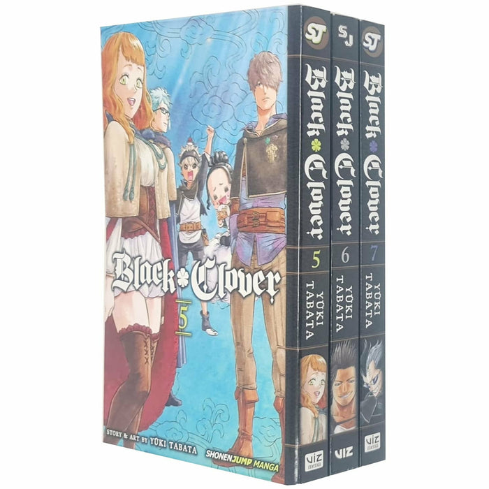 Black Clover Series Vol 5-7 Collection 3 Books Set By Yuki Tabata - The Book Bundle