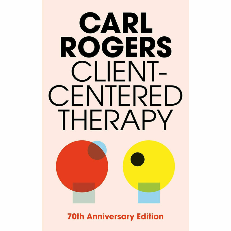 Set of two books by Carl Rogers on client-centered therapy and personal development, published by Robinson Publishing Ltd.