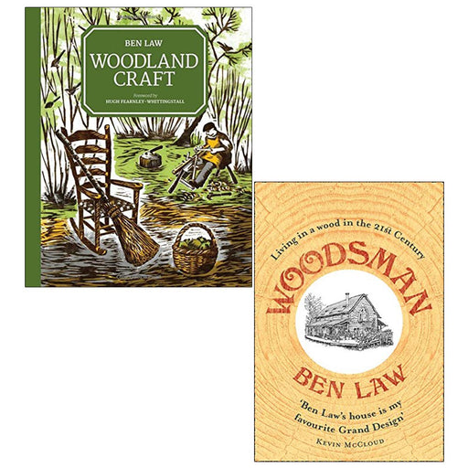 Woodland Craft, Woodsman 2 Books Collection Set By Ben Law - The Book Bundle