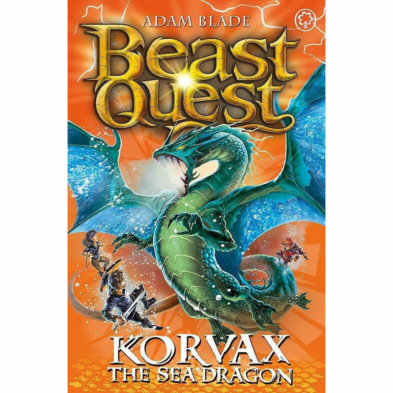 Beast Quest Series 19 four-book collection set by Adam Blade, featuring paperback fantasy fiction books by Orchard Books.