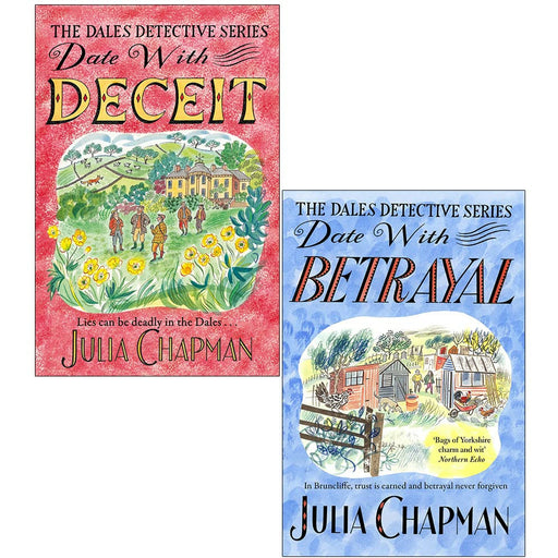 The Dales Detective Series 2 Books Collection Set by Julia Chapman (Date with Deceit, Date with Betrayal) - The Book Bundle