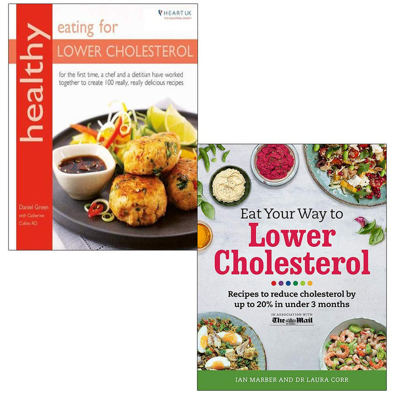 Healthy Eating for Lower Cholesterol, Eat Your Way To Lower Cholesterol 2 Books Collection Set - The Book Bundle
