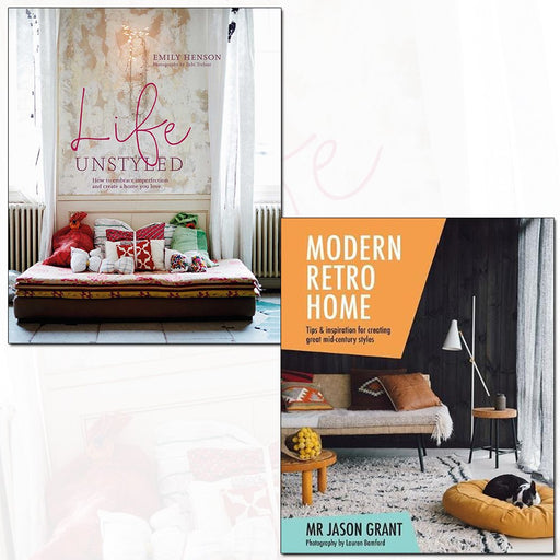Life Unstyled and Modern Retro Home 2 Books Collection Set - The Book Bundle