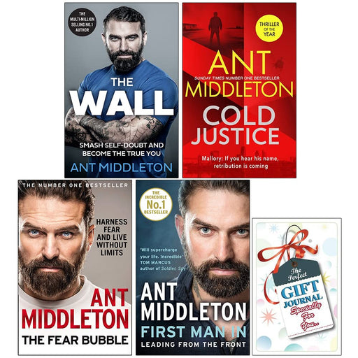 Ant Middleton 4 Books Collection Set with Our Free-Gift Journal - The Book Bundle