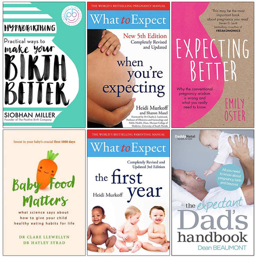 Hypnobirthing, What to Expect , Baby , What to Expect , The Expectant  6 Books Collection Set - The Book Bundle