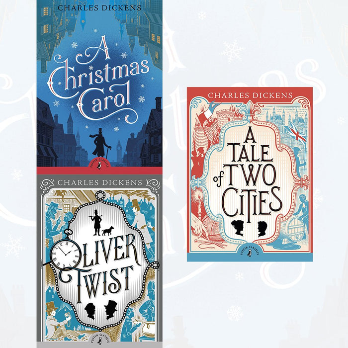 Charles Dickens Collection 3 Books Set (A Christmas Carol, Oliver Twist, A Tale of Two Cities) - The Book Bundle