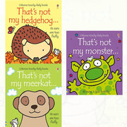 Thats not my touchy feely series 9 :3 books collection (meerkat,hedgehog,monster) - The Book Bundle