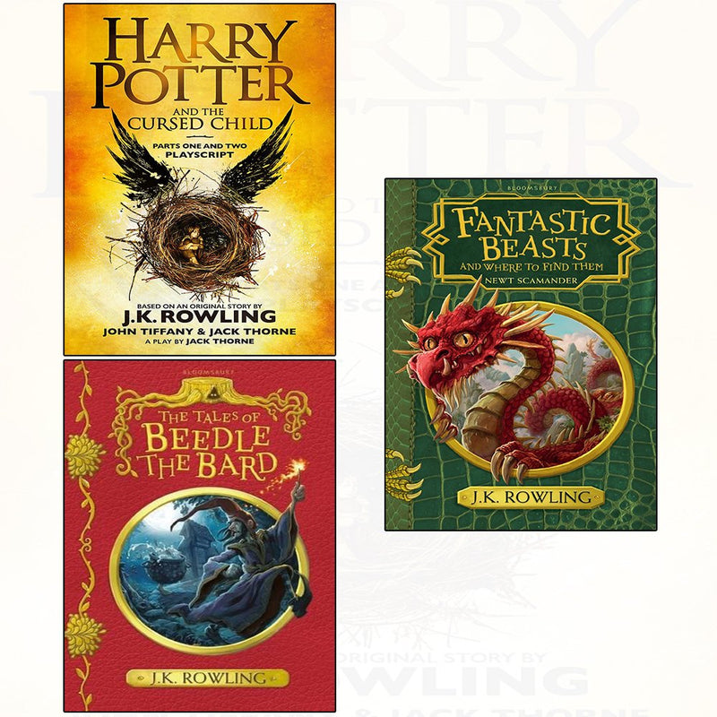 Harry potter and the cursed child  and where to find them 3 books collection set - The Book Bundle