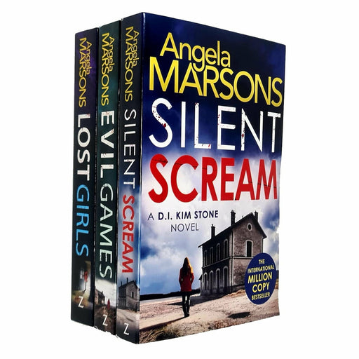 Angela Marsons Collection Detective Kim Stone Series 1-3 Books Set (Silent Scream, Evil Games, Lost Girls) - The Book Bundle