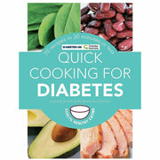 Phil Vickery Ultimate Diabetes Cookbook set featuring quick and healthy recipes, with colorful pages and recipe images.