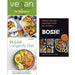 Bosh vegan cookbook [hardcover], vegan cookbook for beginners, longevity diet 3 books collection set - The Book Bundle