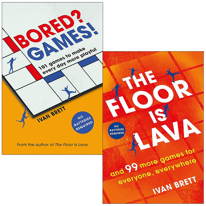 Ivan Brett Collection 2 Books Set (Bored? Games!, The Floor is Lava) - The Book Bundle