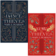 Dance of Thieves Series 2 books set by Mary E. Pearson, featuring the covers of Dance of Thieves and Vow of Thieves.