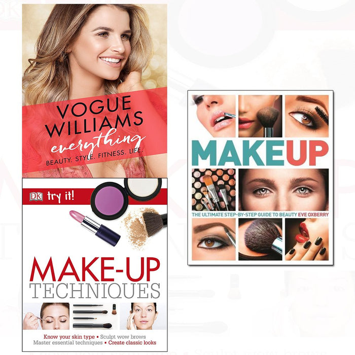 Make-up,techniques and everything beauty style fitness life [hardcover] 3 books collection set - The Book Bundle