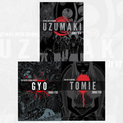 Junji Ito Collection 3 Books Bundles (UZUMAKI 3-IN-1 DLX ED HC,GYO 2IN1 DLX ED HC,Tomie Complete Deluxe Edition) - The Book Bundle