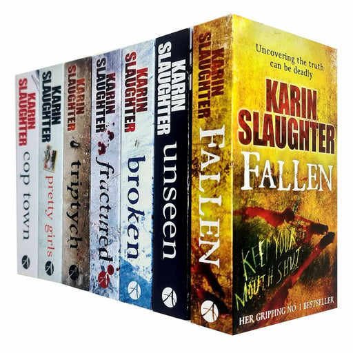Will Trent Series Karin Slaughter Collection 7 Books Set (Fallen, Unseen, Broken, Fractured, Triptych, Pretty Girls, Cop Town) - The Book Bundle