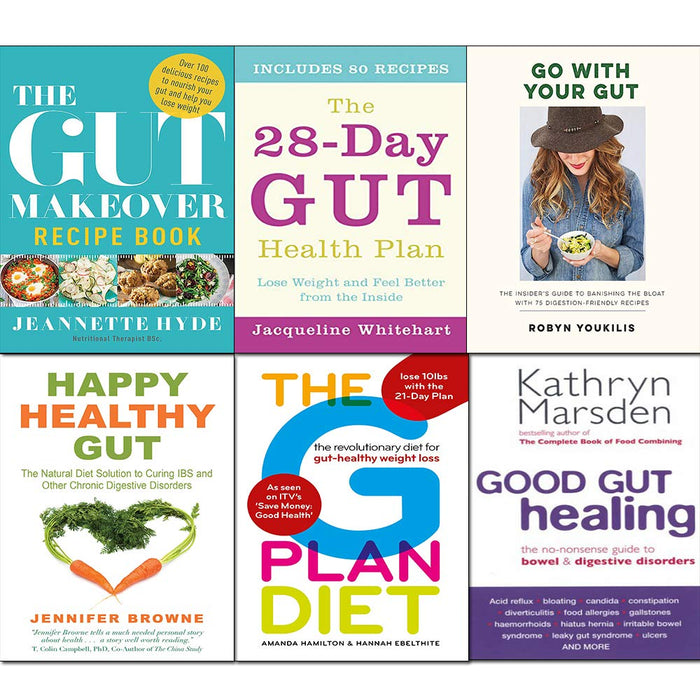 Good Gut Makeover Healthy Healing weight loss Books collection set - The Book Bundle
