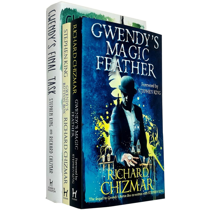 Gwendy's Button Box Trilogy Collection 3 Books Set By Stephen King, Richard Chizmar (Gwendy's Button Box, Gwendy's Magic Feather, [Hardcover]Gwendy's Final Task) - The Book Bundle