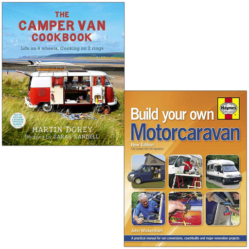 The Camper Van Cookbook, Hardcover-Build Your Own Motorcaravan 2 Books Collection Set - The Book Bundle