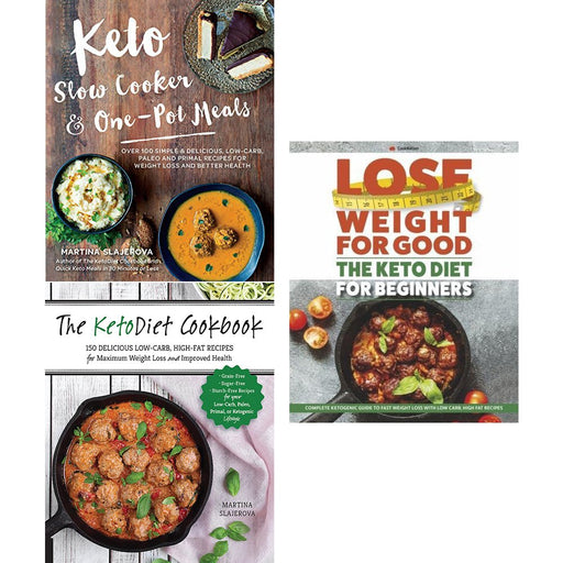 Keto slow cooker and one pot meals, ketodiet cookbook and keto diet for beginners 3 books collection set - The Book Bundle