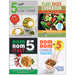 5 Simple Ingredients Slow Cooker, Plant Based Cookbook, Nom Nom Italy, Nom Nom Chinese Takeaway 4 Books Collection Set - The Book Bundle