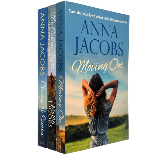 Anna Jacobs Collection 3 Books Set (Moving On, Change of Season, Cotton Lass and Other Stories) - The Book Bundle
