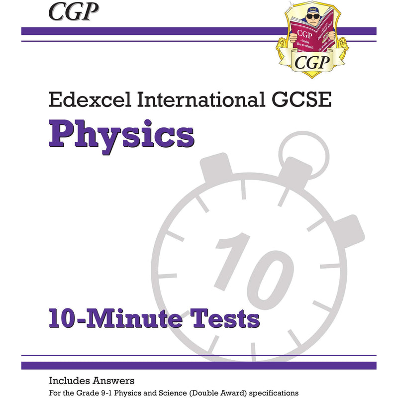 Cgp edexcel international gcse grade 9-1 physics, biology, chemistry 3 books collection set - 10-minute test - The Book Bundle