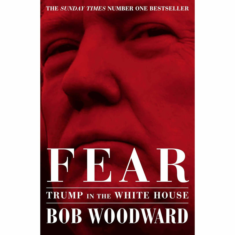 Fear: Trump In The White House and A Very Stable Genius book collection set by Carol D. Leonnig and Philip Rucker, paperback editions.