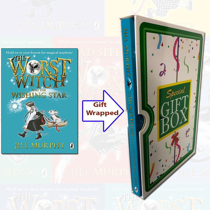 Jill Murphy The Worst Witch Box set 7 Books in Two Gift Wrapped Slipcase inc - The Book Bundle