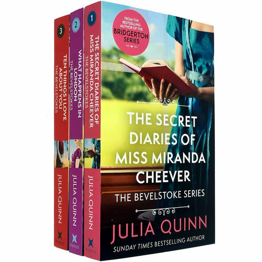 Tom Thorne Novels Bevelstoke Series 3 Books Collection Set By Julia Quinn(The Secret Diaries Of Miss Miranda Cheever, What Happens In London & Ten Things I Love About You) - The Book Bundle