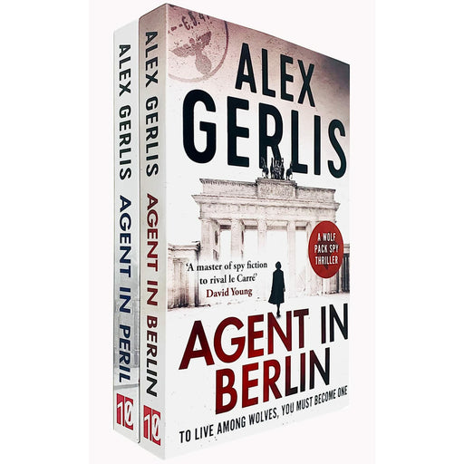 Alex Gerlis Wolf Pack Series Collection 2 Books Set (Agent in Peril, Agent in Berlin) - The Book Bundle