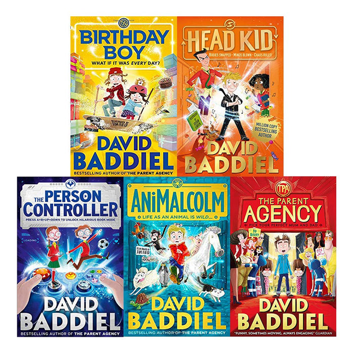 David Baddiel 5 Books Collection Set Person Controller Birthday Boy AniMalcolm - The Book Bundle