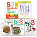 Fast diet, 5:2 cookbook, diet book, go lean and veggie and vegan 5 books collection set - The Book Bundle