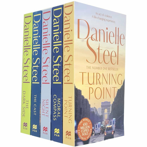 Danielle Steel Collection 5 Books Set (Turning Point, Moral Compass, Silent Night, The Cast, The Dark Side) - The Book Bundle