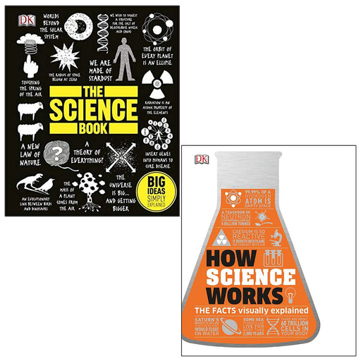 The Science Book, How Science Works 2 Books Collection Set - The Book Bundle