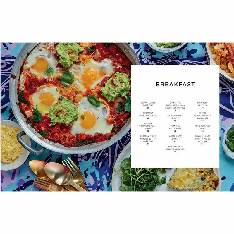 Hardcover book cover of "Good + Simple" by Jasmine and Melissa Hemsley, focusing on healthy home cooking for gut health.