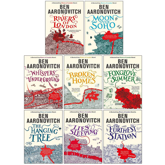 Ben Aaronovitch Rivers of London Series Collection 8 Books Set - The Book Bundle