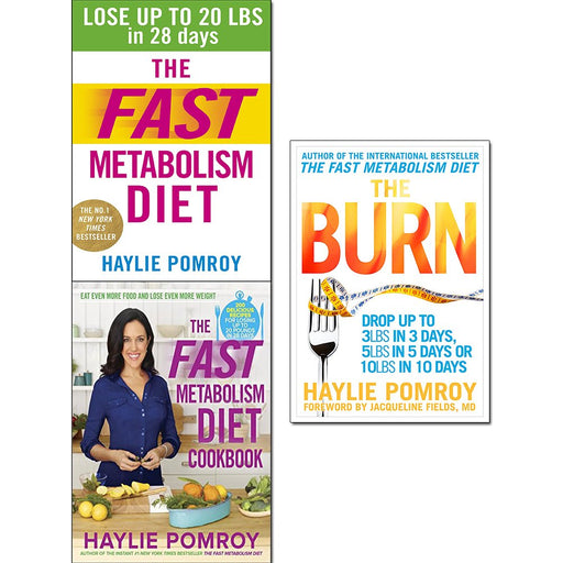 Fast metabolism diet, cookbook [hardcover] and the burn 3 books collection set - The Book Bundle