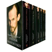 Complete Fyodor Dostoevsky 6-book set in classic editions by Classic Editions Ltd, featuring notes from the underground and other works.