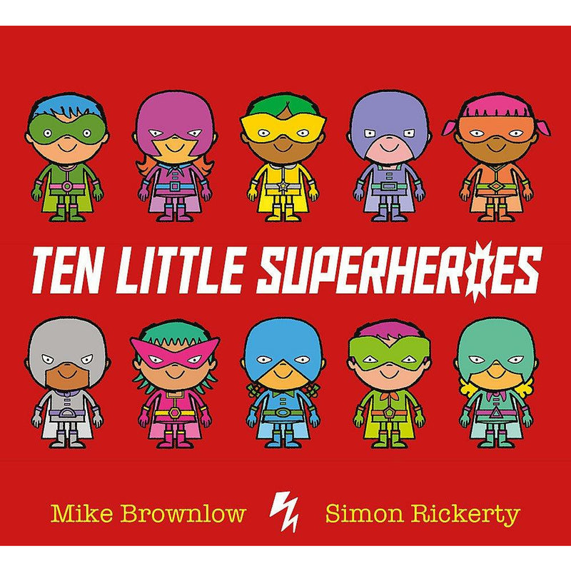 Ten Little Series Collection 10 Books Set By Mike Brownlow (Monkeys, Unicorns) - The Book Bundle