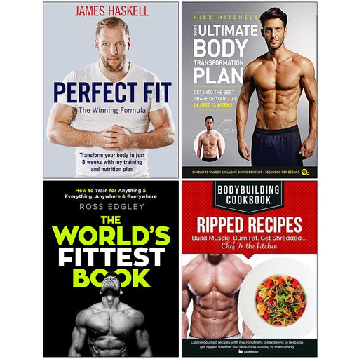 Perfect Fit, Your Ultimate, The World's Fittest Book, BodyBuilding  4 Books Collection Set - The Book Bundle