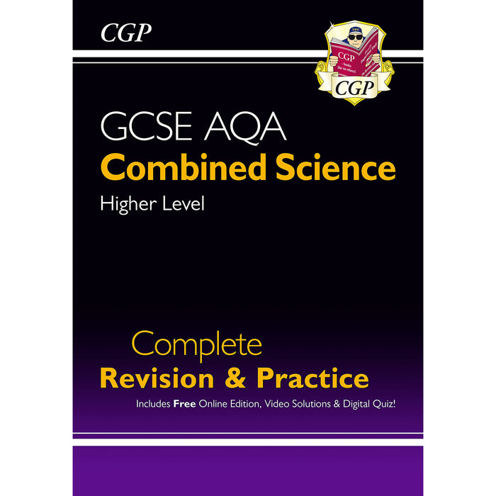 New GCSE AQA Higher  9-1 Complete Revision & Practice 2 Books Collection Set  (Combined Science & Maths ) - The Book Bundle